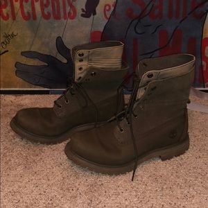 Army Green timberland boots
